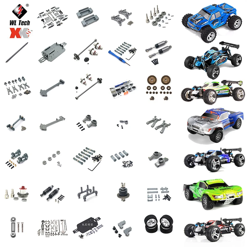 WLtoys 1:18 RC Car Spare Parts for A959-B High-Speed Car Original Accessories Screw/bearing/bolt A949-33 To A959-B-25