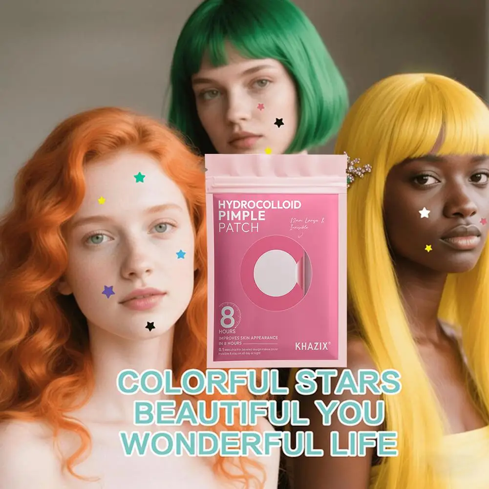 NEW 240/480/1200 Pcs Cartoon Acne Patches, Stylish Star Design, Multi-spec/Color, Birthday Party Must-Have Skin Care Makeup