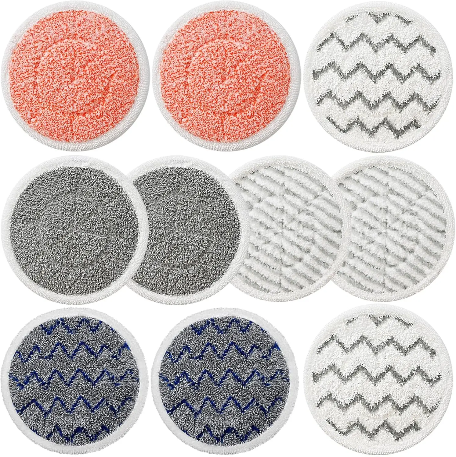 

Набор из 10 улучшенных сменных насадок для паровой швабры, универсальные для эффективной чистки, модель XKITP7000