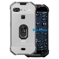 Luxury Shockproof Ring Holder For AGM X2 Case Soft Silicone TPU Protective Holder Cover For AGM X2 SE