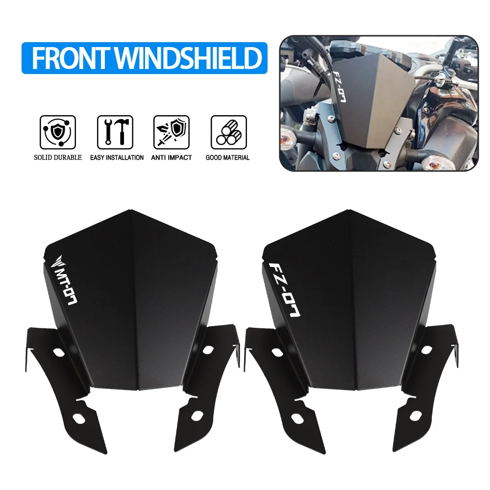 

Front Windshield Accessories For YAMAHA MT 07 MT07 MT-07 FZ-07 2013 2014 2015 2016 2017 Motorbike Wind Deflector Windscreen Cap