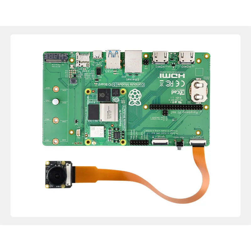 

Raspberry Pi 5 CSI Camera Cable 22PIN to 15PIN FPC Flexible Flat Ribbon Wire 200mm 300mm 500mm Replacement Part