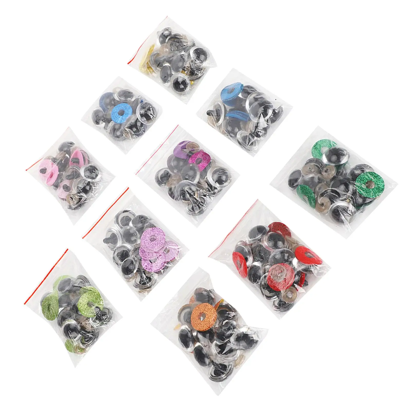 Glitter  Eyes for puppet Toys & Stuffed Animals - 18MM Washer