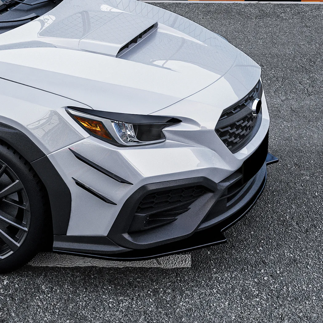 

Front Bumper Lip Spoiler For Subaru WRX STI VB 2022-2025 Front Bumper Protector Lower Blade Splitter Car Styling