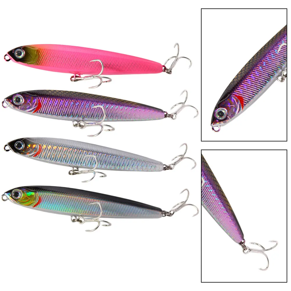 

4pcs Flying Ghost Pcs Lures Small Durable ABS Metal Fake Fishing Lure Bait Fish Sea Small Fishing Lure Bait