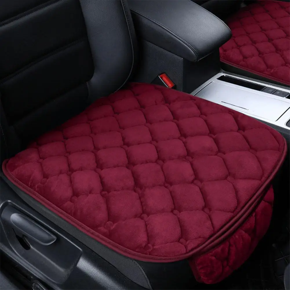 1Pc Winter Warm Car Front Seat Cover Cushion Universal Auto Soft Seats Cushions Automobile In Cars Chair Covers Protector Pad