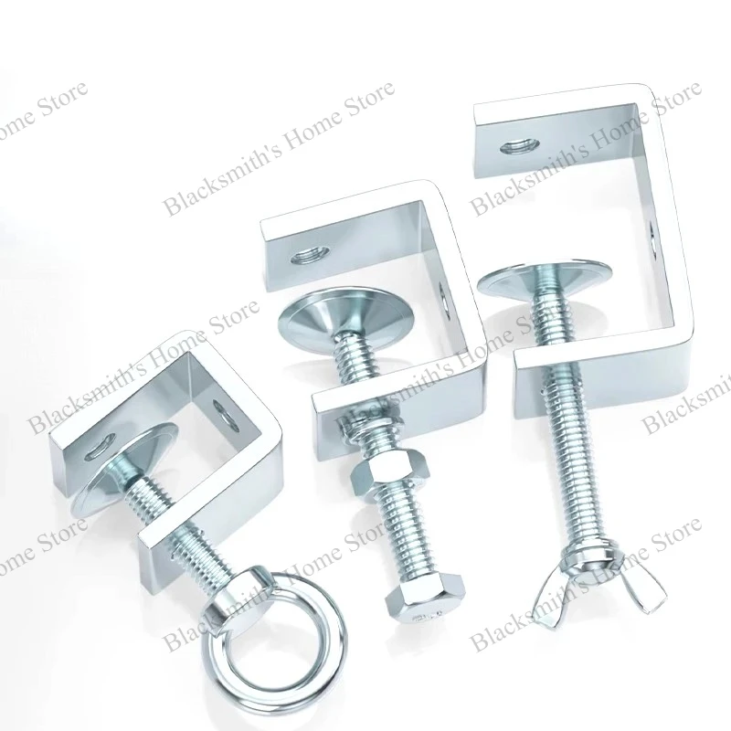 304 stainless steel tiger clamps, square U-shaped fasteners, C-type fixing clamps, manual fastening eye bolts and clamps