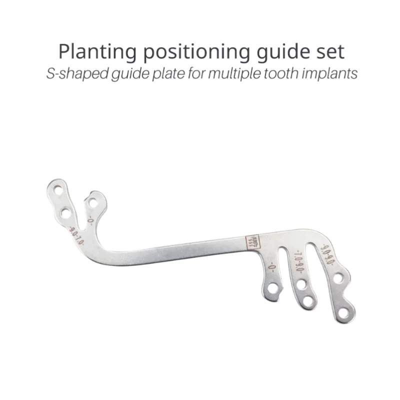 مجموعة لوحة دليل زرع الأسنان، محدد موقع الزرع، لوحة دليل تحديد المواقع، مسطرة تحديد المواقع #6