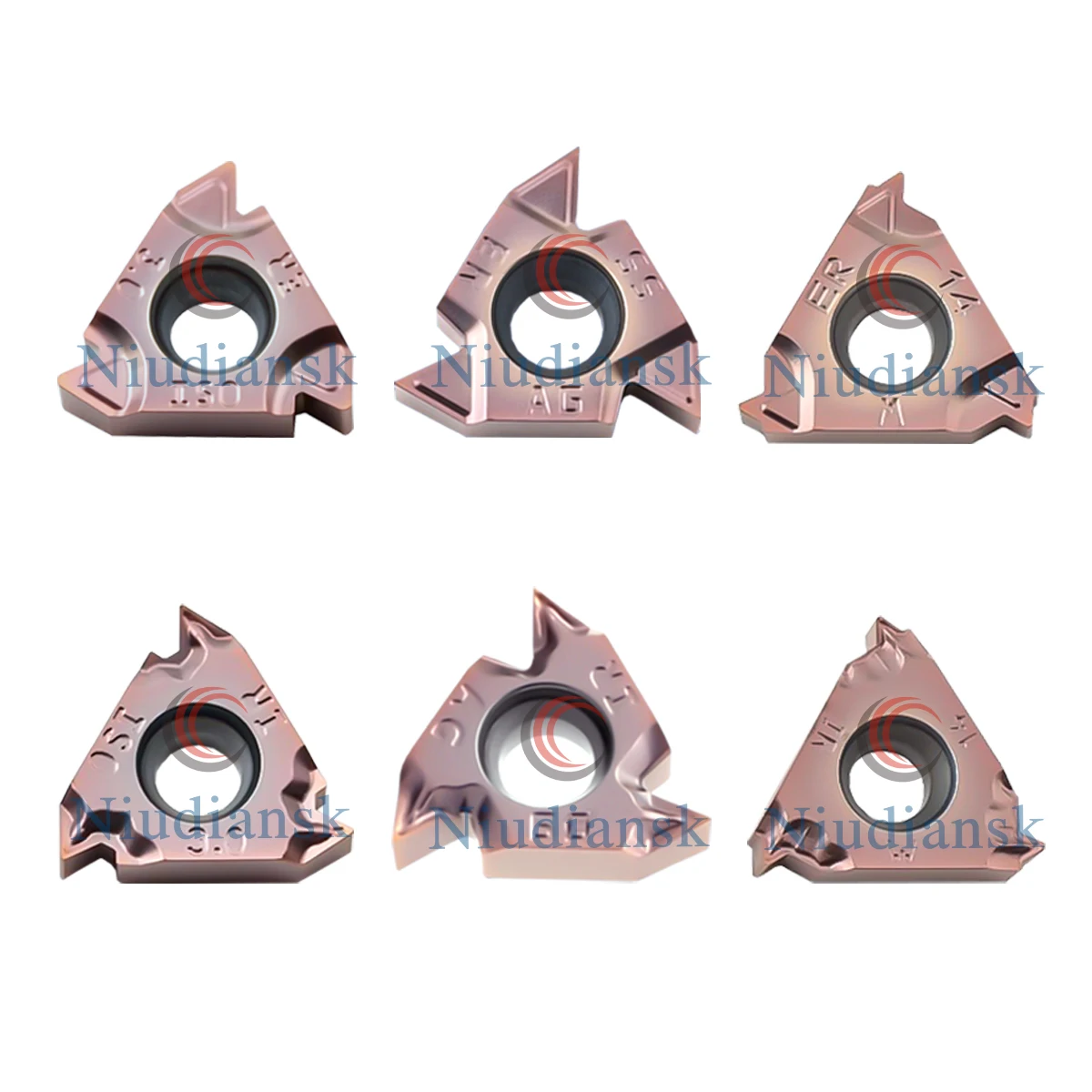 16ERM/IRM 2.5ISO AG55 AG60 11W 14W LF6118 Tornio CNC Filettature interne ed esterne Utensili per tornitura per la lavorazione dell'acciaio inossidabile