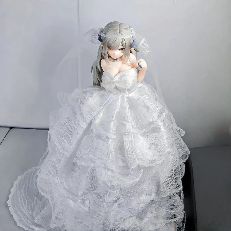 In Stock Premium Soft Body Wedding Dress Version Pure White Anime Figure Girl Elf Ornament High Quality Collectible Model