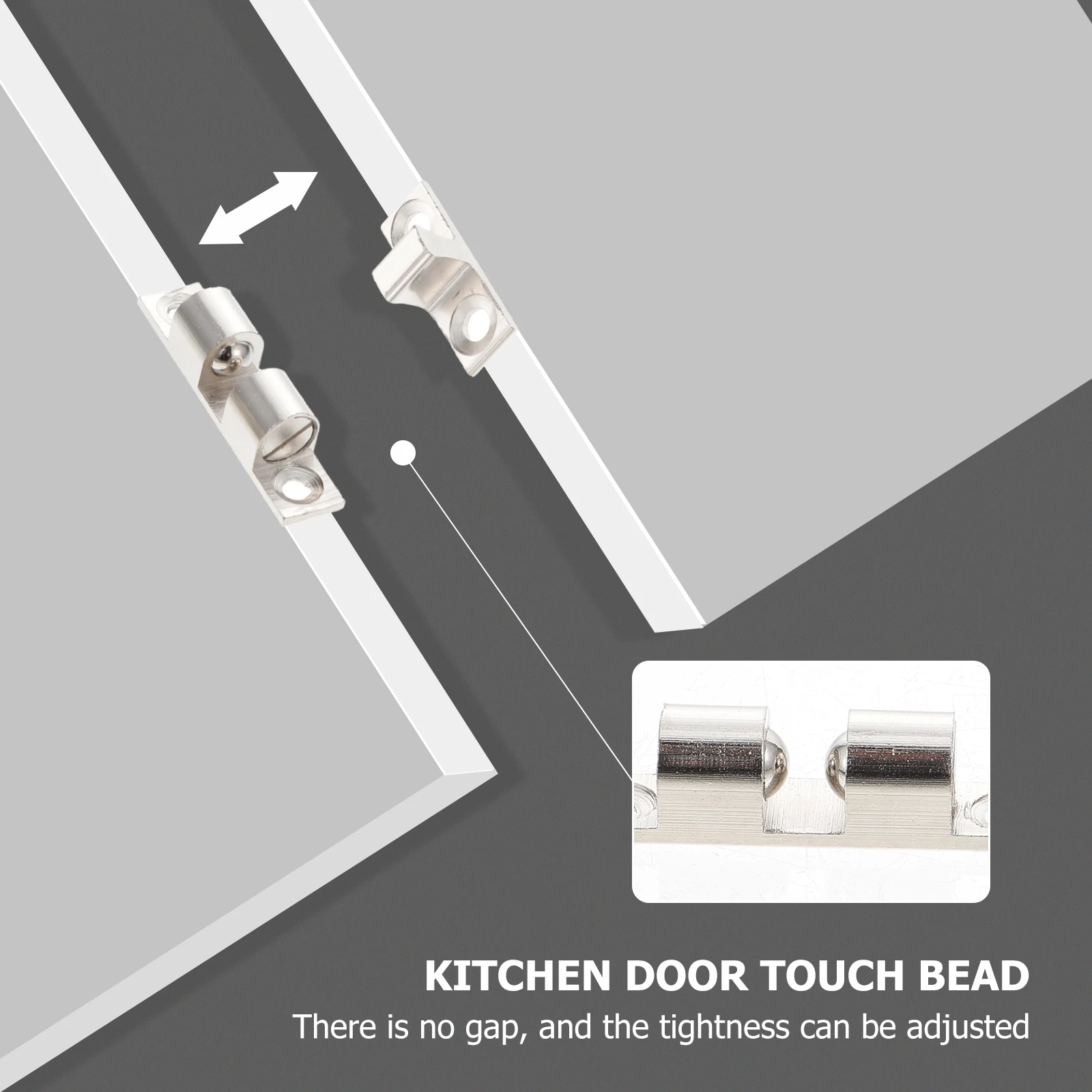 

4pcs Brass Cabinet Door Catch Ball Tension Latch Closet Lock With Screws Durable Adjustable niture Hardware For Wardrobe Wine