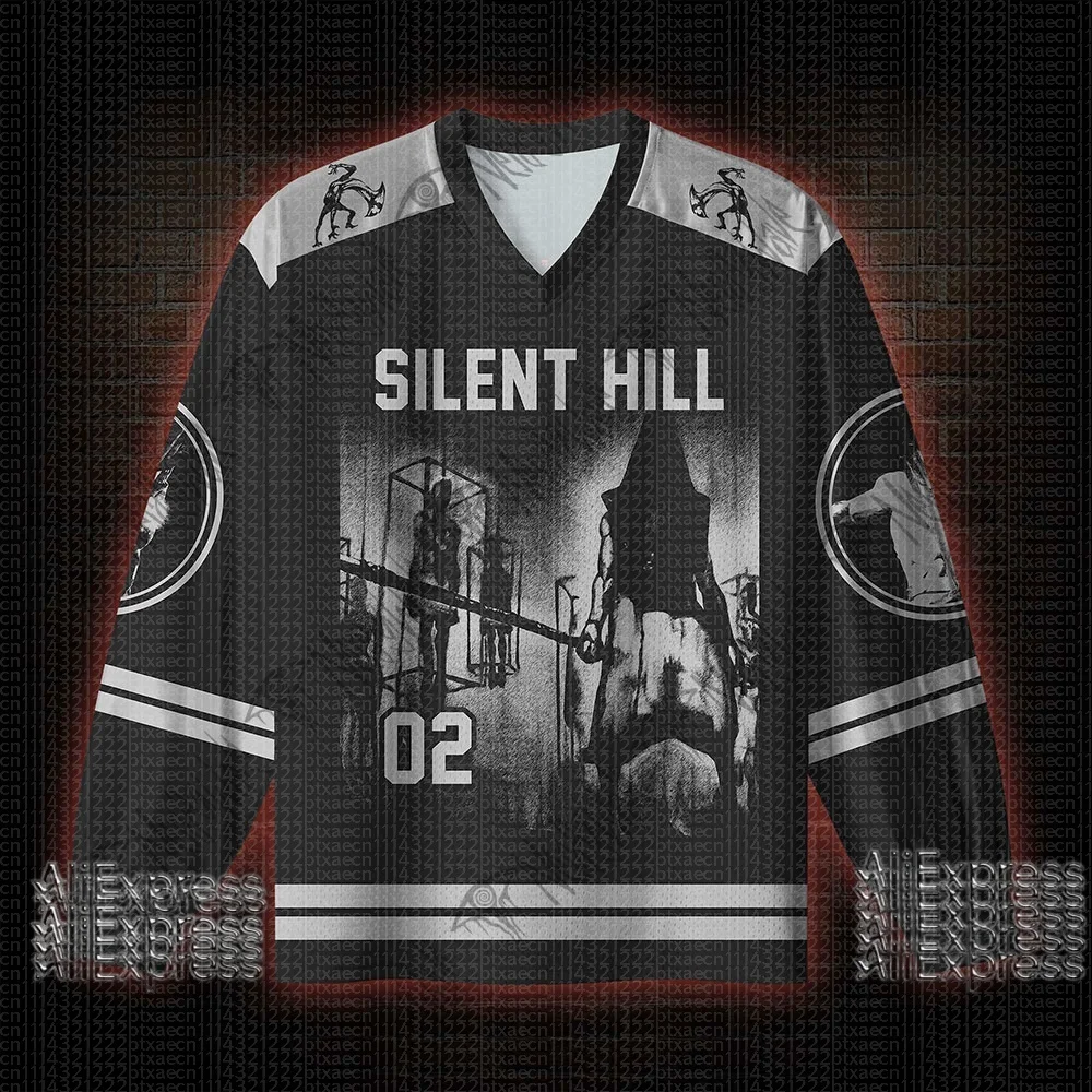 2026 New Movie Sports Fashion Adult Children Long Sleeve V-neck Street View Clothing Gothic Horror Fan Gift