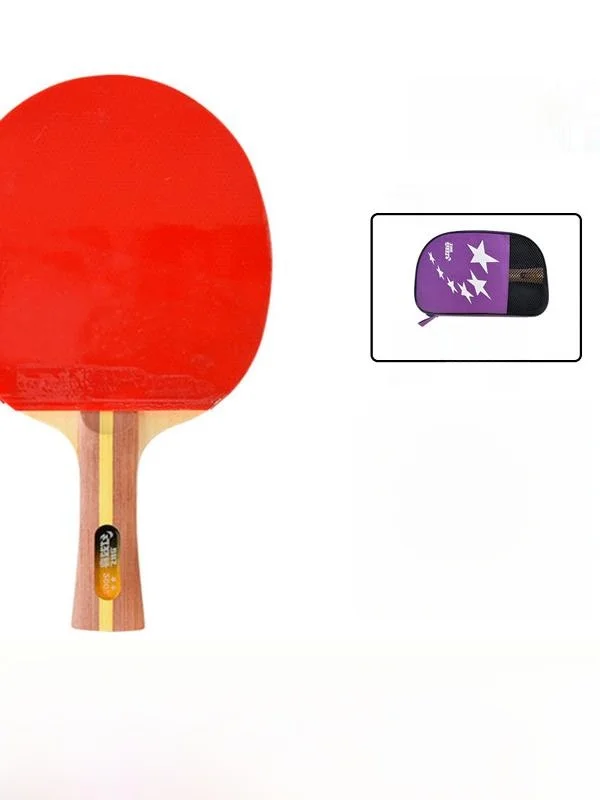 

Красный двойной набор направляющих для настольного тенниса Happin Profional для детей начальной школы, прямая ручка, длинная лодыжка, одинарный Raet