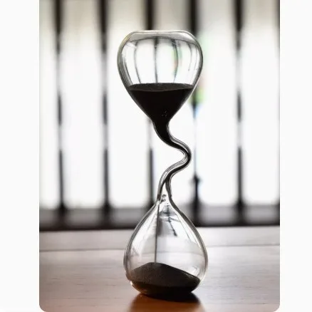 Creative Slim Neck Art Sandglass Non Timer Unique Home Decor Graduation Valentine Gift