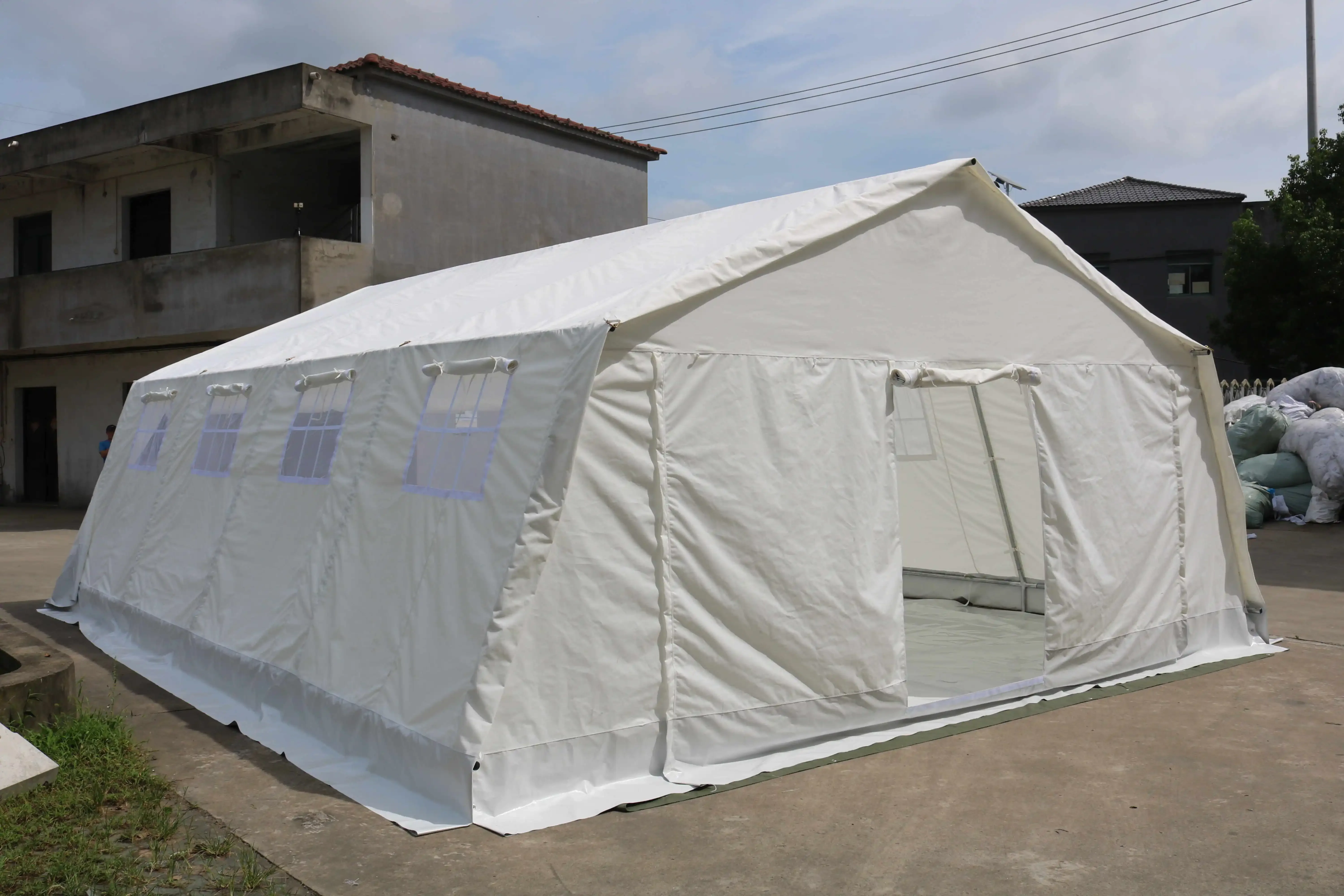 factory wholesale 6 x 7.5m can accommodate 12-18 people White party tent outdoor Frame  for wedding