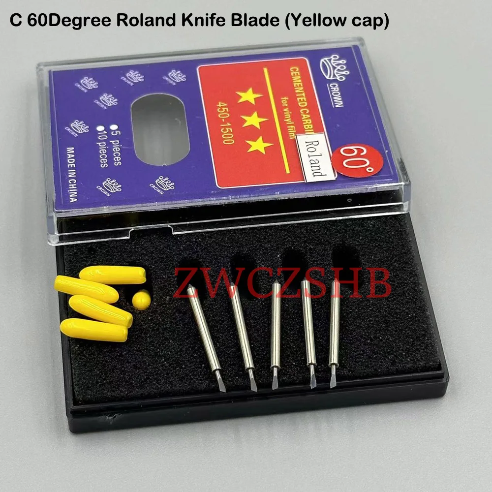 10PCS Roland Schneiden Plotter Messer Klinge 30/45/60 Grad Hartmetall Klinge Für Roland XC540 SP540 VP300 VP540 VS420 BN20 – Detail 17
