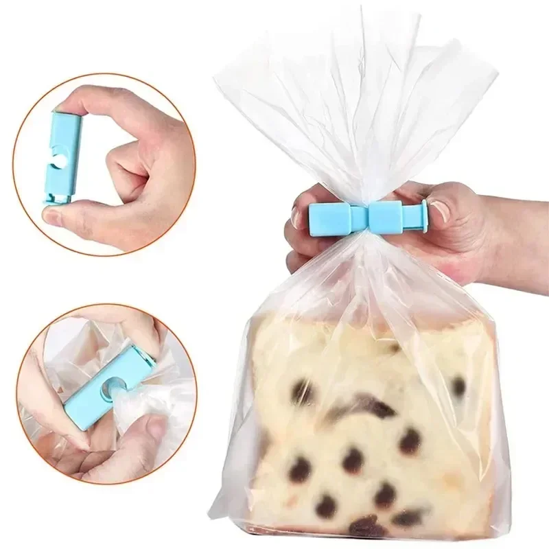 9/1PCS Sealing Clips Bread Snack Bag Spring Clamps Fresh Food Storage Clips Home Kitchen Sealer Gadgets Reusable Plastic Clamps