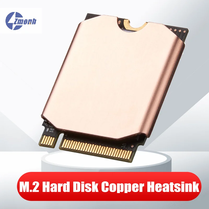 New！M.2 Hard Disk Copper Heatsink M.2 2230 Solid State Drives Cooling Thermal Cooler Radiator For Steam Deck Console Accessories
