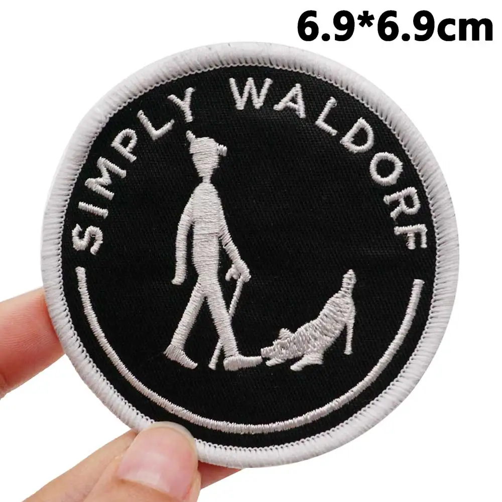 simply waldorf Tactical Hook and Loop Patches Backpacks For Clothing military affairs Accessories