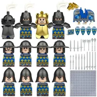 Ancient Roman medieval knights, soldiers, castles, royal guards, building blocks, mini dolls, humanoid dolls, toys and gifts. 3