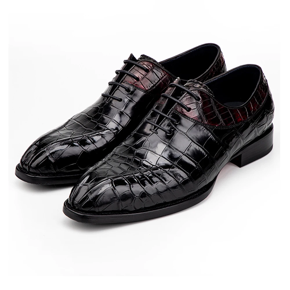 

yingshang new arrival men formal shoes male corcodile shoes Fiddle Back sole
