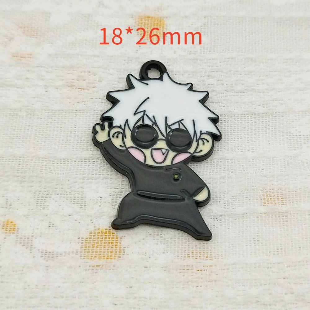 مزيج 10 قطعة/الوحدة Kawaii الكرتون الشكل المينا سحر قلادة DIY بها بنفسك أقراط مجوهرات جعل سوار المفاتيح اليدوية الإكسسوارات