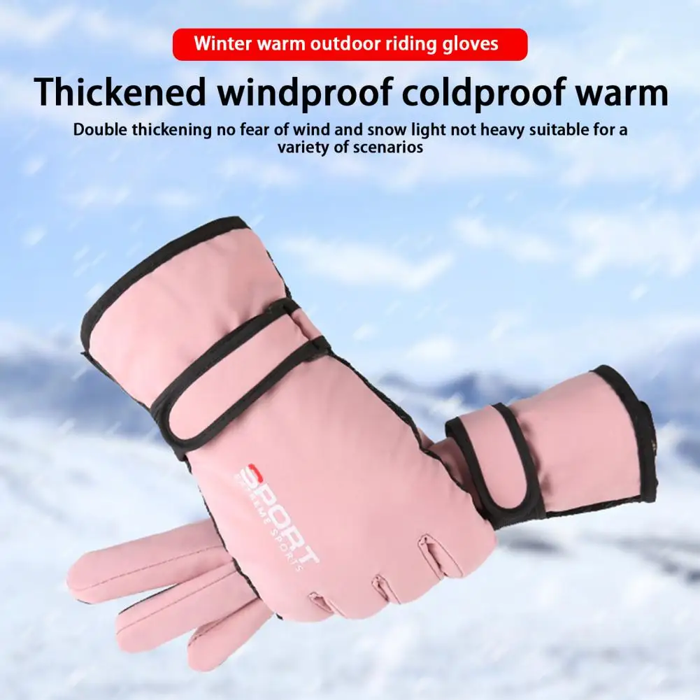 Winter Skiing Gloves Windproof Thermal Snow Gloves For Men Women Cold Weather Touchscreen Warm Gloves For Snowboarding