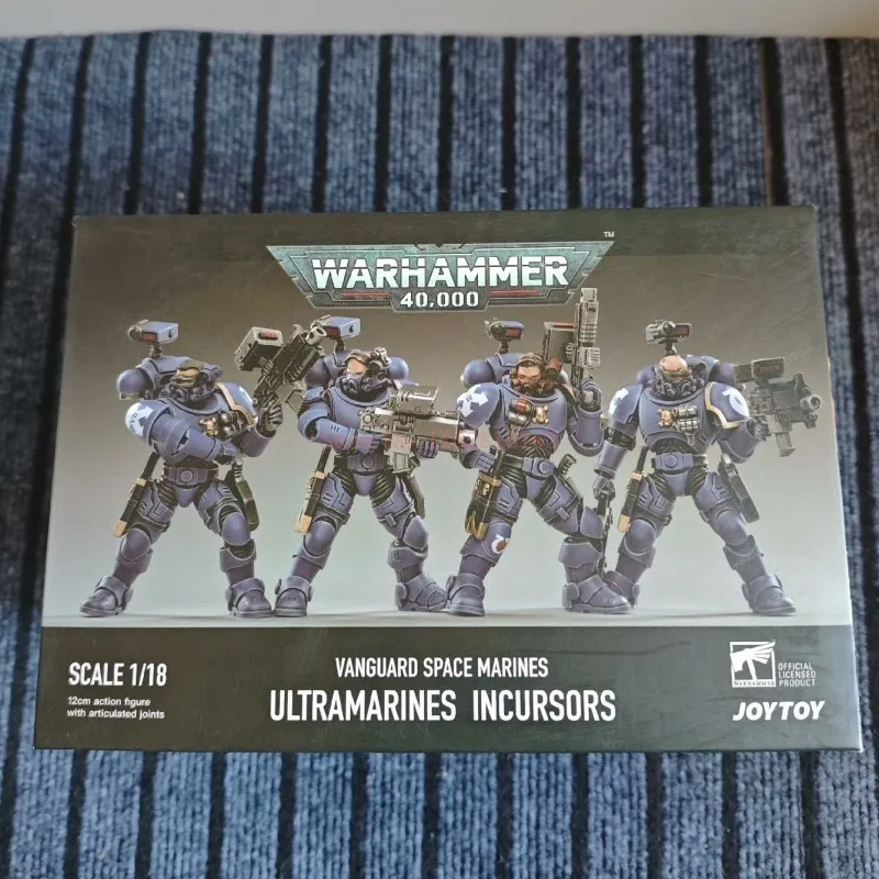 JOYTOY Ultramarines Incursors 1/18 figurki 12cm wspólne ruchome figurka Warhammer 40K Anime lalka kolekcjonerska zabawka prezent