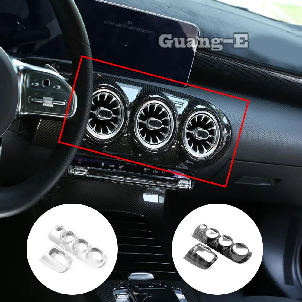 

For Mercedes Benz A Class W177 A180 A200 A250 2019 2020 2021 2022 Cover Switch Vent Outlet Air Condition Panel Frame Lamp Warm