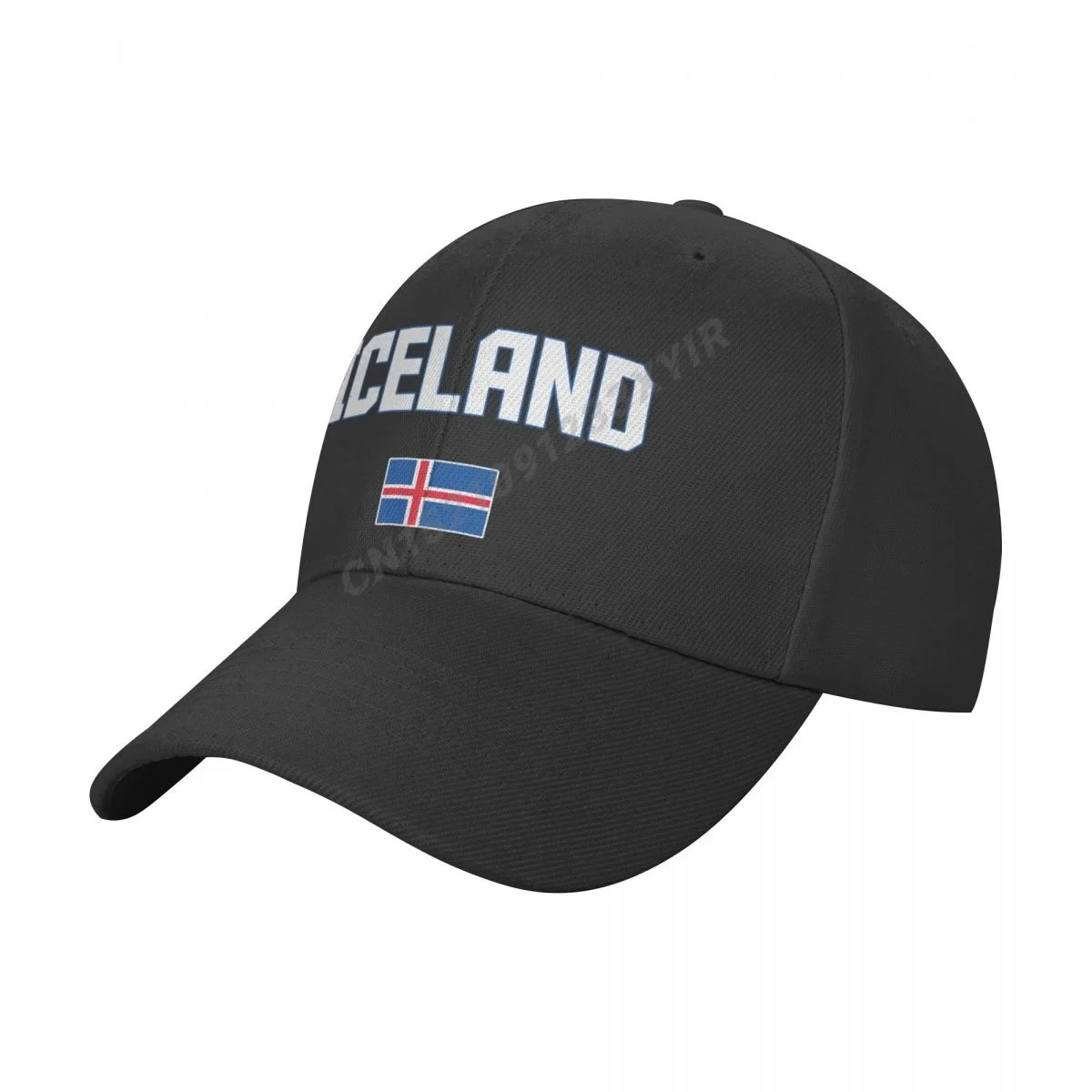 

Baseball Cap Iceland Flag Wild Sun Shade Peaked Adjustable Caps for Men Women Print