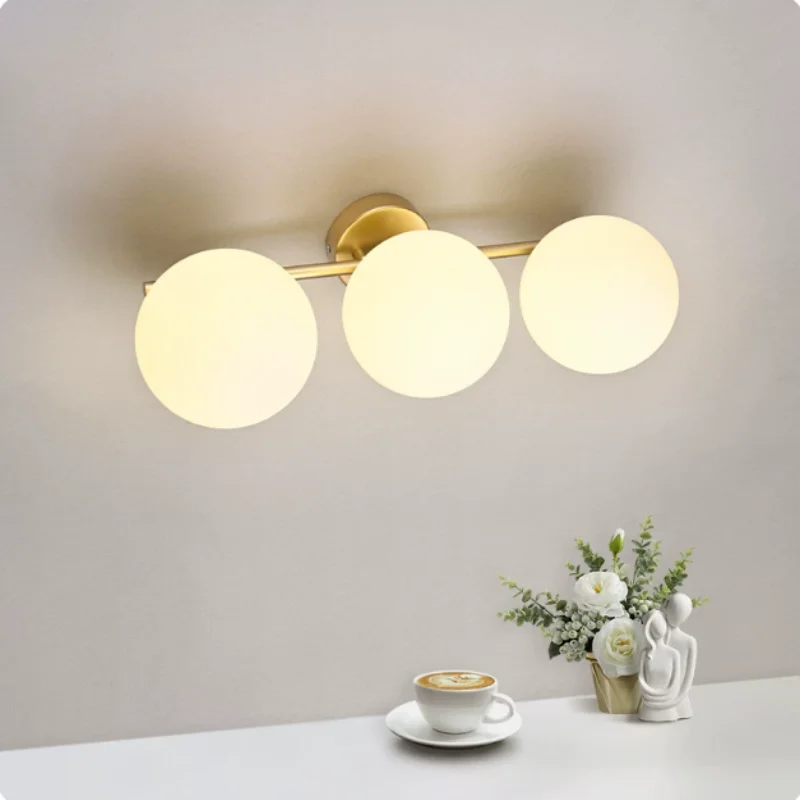 

Светодиодный настенный светильник 5W LED G9 золотого цвета с молочно-белым стеклом, потолочный светильник для коридора и прохода, минималистичное современное светодиодное освещение