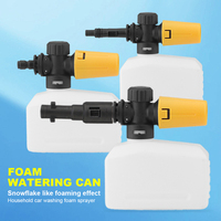 400ML Square Snow Foam Lance Car Wash High Pressure Washers Spray Can for Lavor for Karcher K2-K7 Water Gun Nozzle Generator