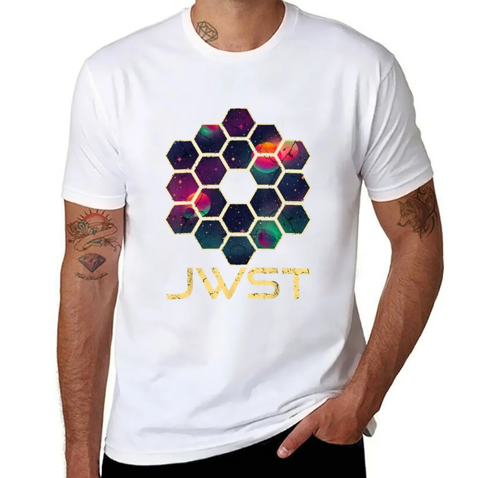 

James Webb Space Telescope JWST T-Shirt man t shirt summer t shirts for man graphic tees T-Shirt