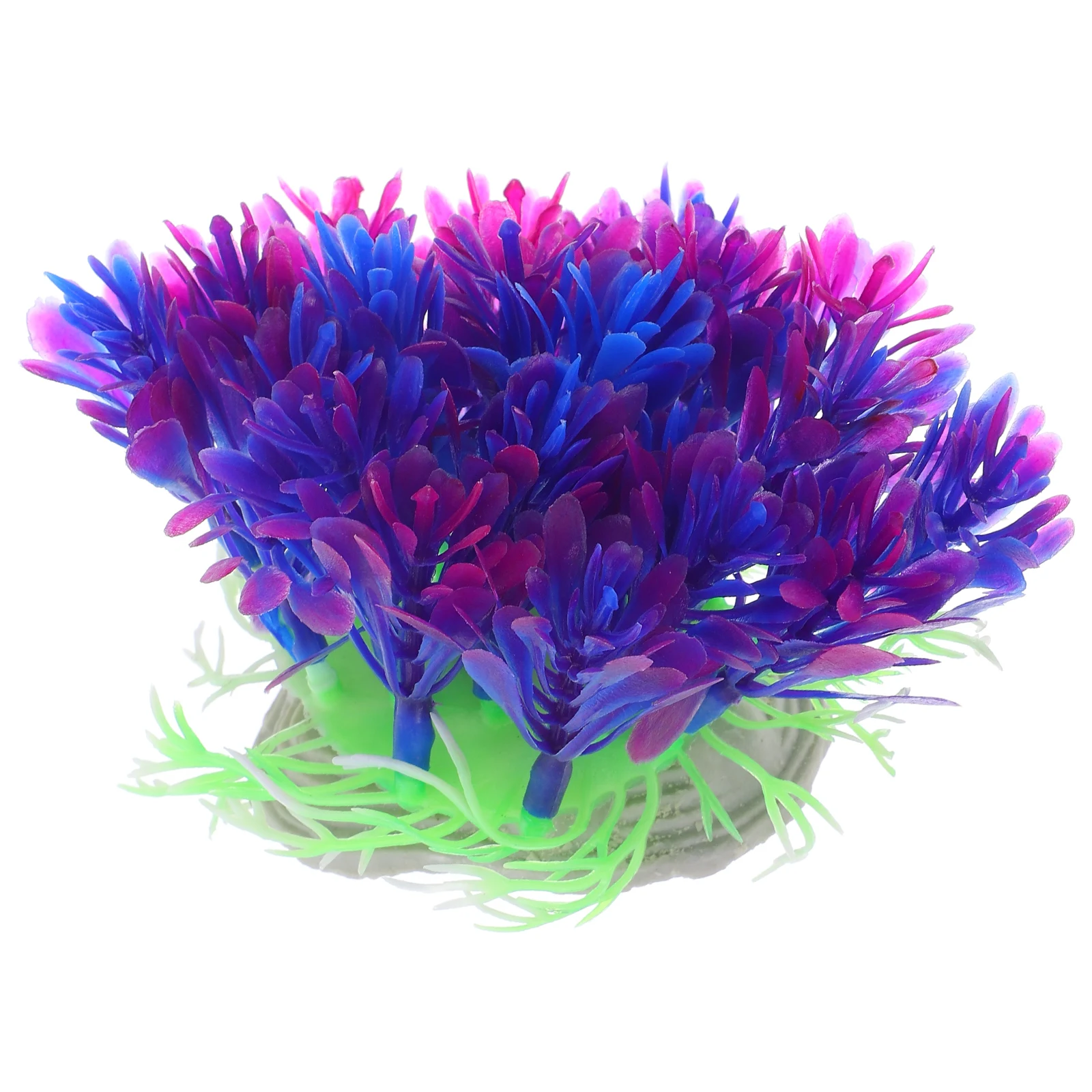 

Plants Artificial Water Aquarium Fish Decoration Sea ​​turtle Plastic Realistic Purple Tomorrow