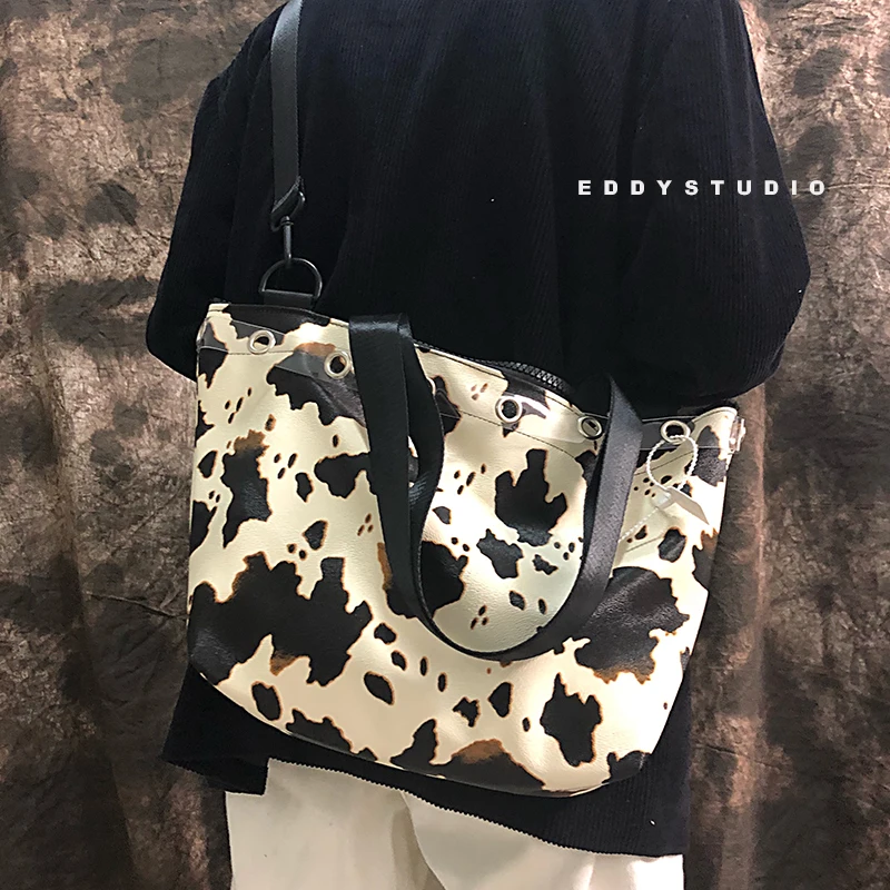 

Original Personalized New Milk Pattern Printed Women Bag Simple And Casual Easy To Match Portable Single Shoulder Crossbody Bags