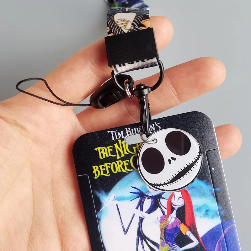 YQ936 The Nightmare Before Christmas Lanyard Pendants Keychain for Phone Key ID Badge Holder Neck Strap Keys Holder Lariat Gift