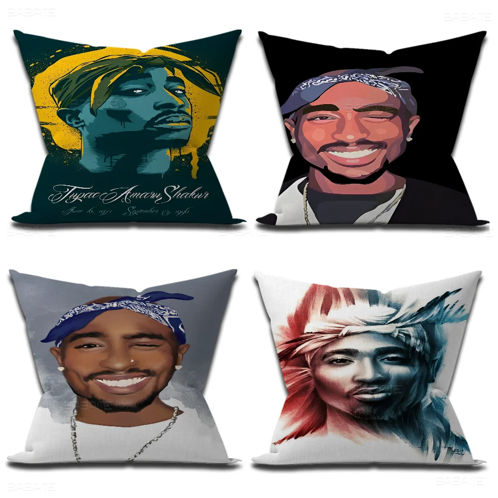 2Pac توباك أمارو شاكور غطاء الوسادة سيارة رمي كيس وسادة ل أريكة سيارة هدية الكريسماس 40x40 سنتيمتر 45x45 سنتيمتر