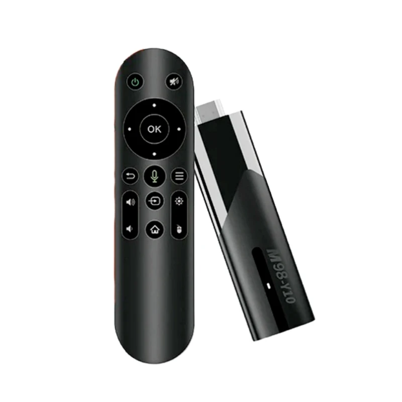 M98 Y10 Smart TV Stick Android 13 BT 5.0 ATV Allwinner H618 2.4G 5G Dual Wifi HDR10 6K Media Player TV Box ABS