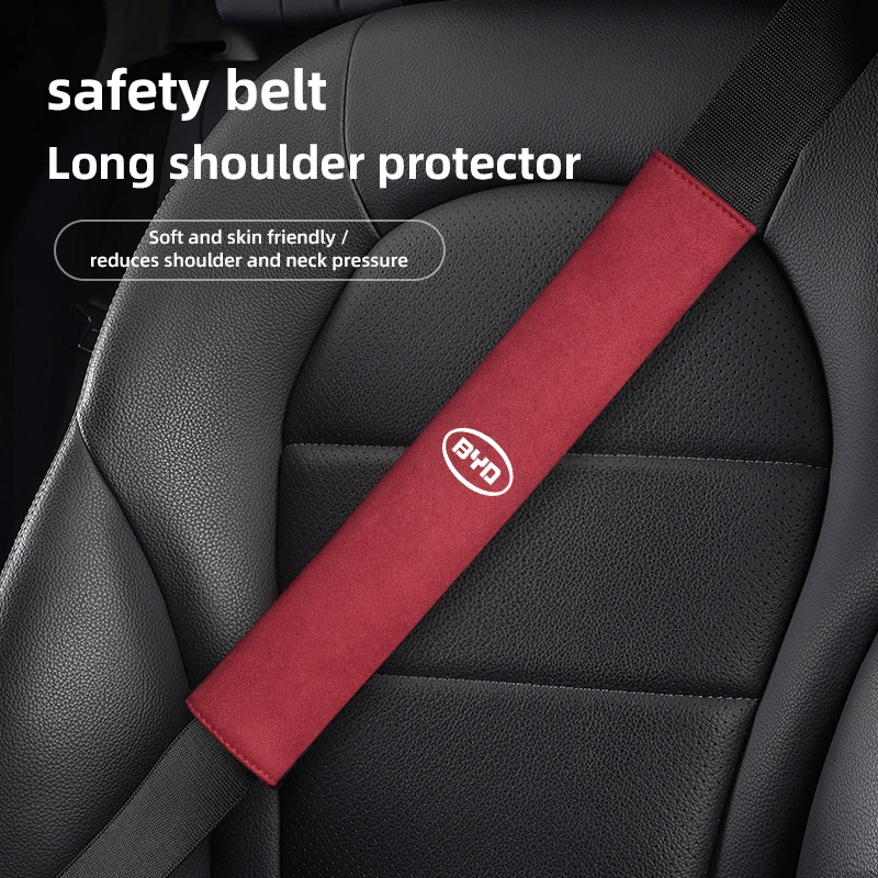 Car Seat Belt Shoulder Protection Set Interior Accessories For BYD Tang F3 E6 Atto3 Yuan Plus Song Max F0 G3 I3 Ea1 Dmi 2din S7