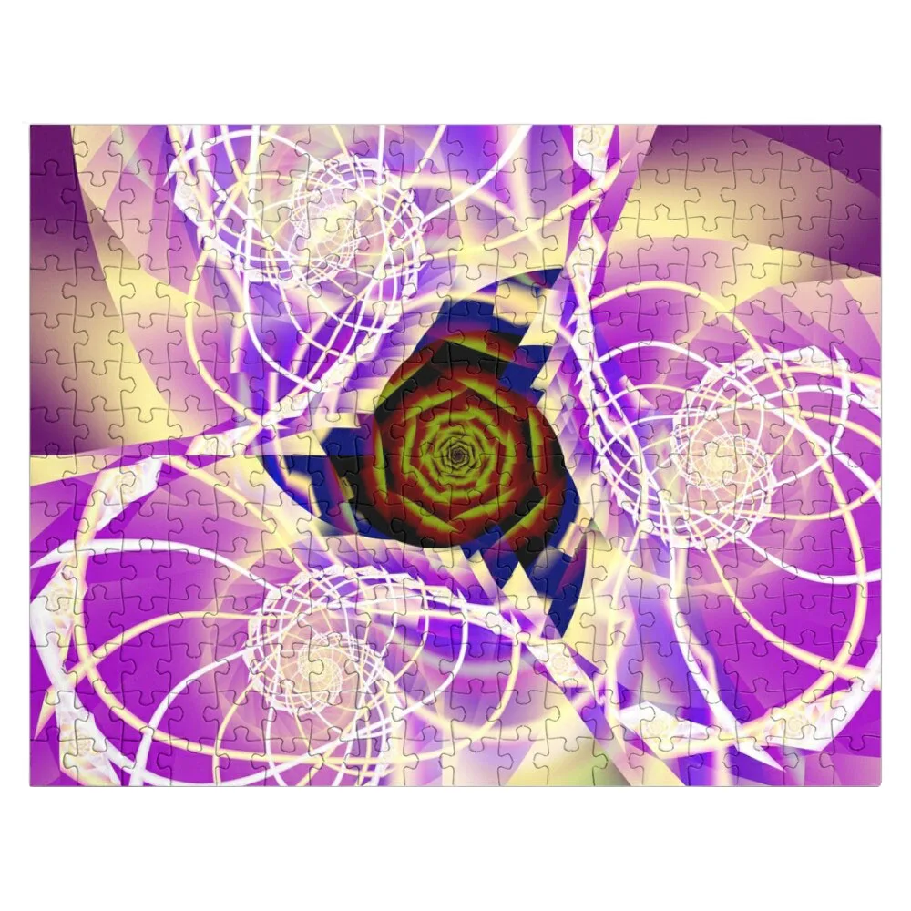 

Spirals Around A Rose Jigsaw Puzzle Personalized Gift Married Personalized Gift Ideas Wooden Animal Puzzle