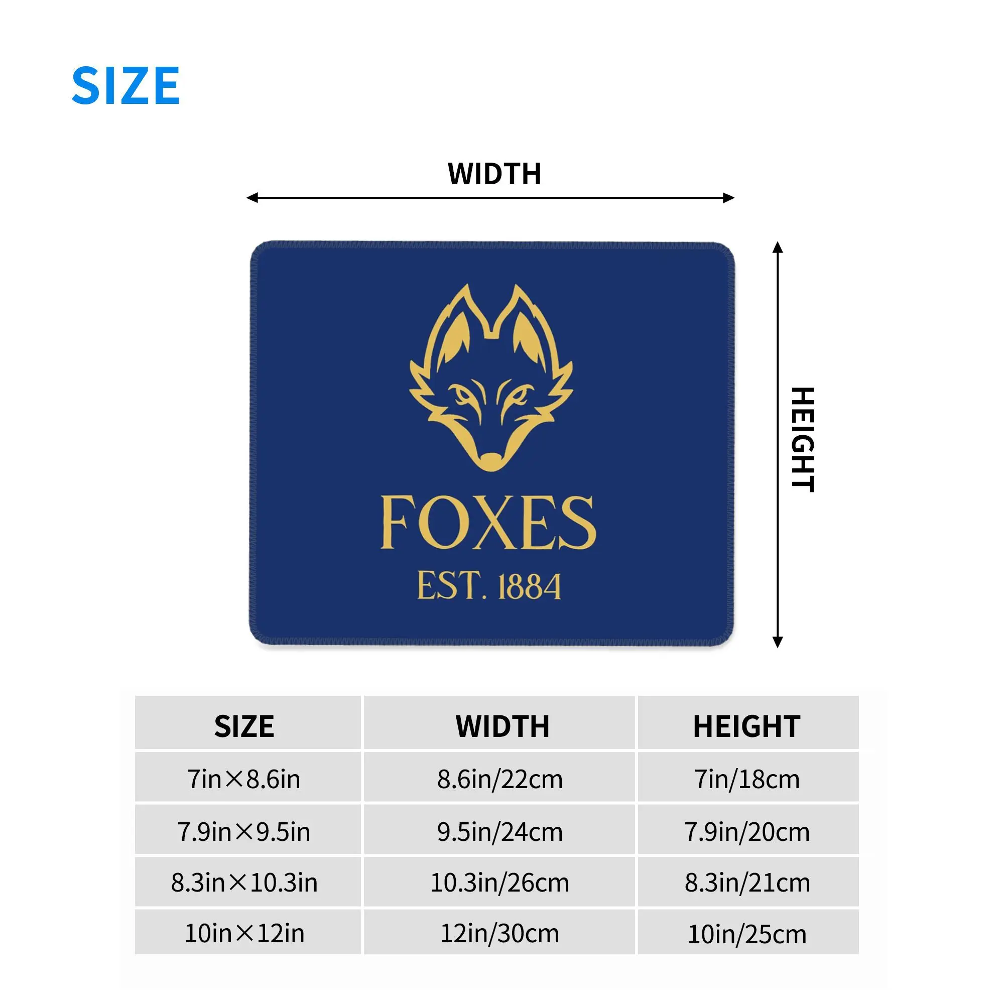 Foxes الذهب ماوس الوسادة الكمبيوتر لوحة المفاتيح الماوس حصيرة ألعاب الكمبيوتر المحمول حصيرة مكتب الملحقات الجدول الحصير