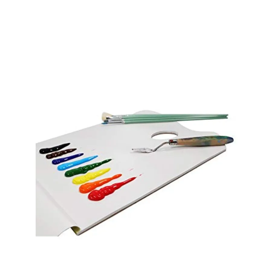 EZ Clean Tear Off Paper Palette Pad 36 sheet, Easy Cleanup Sheets for Acrylic, Watercolor, Oils