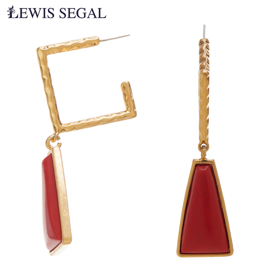 

LEWIS SEGAL Turquoise Drop Earrings for Women Independent Girl Luxury Medieval Style Fine Jewelry Elegant 18K Gold Plated