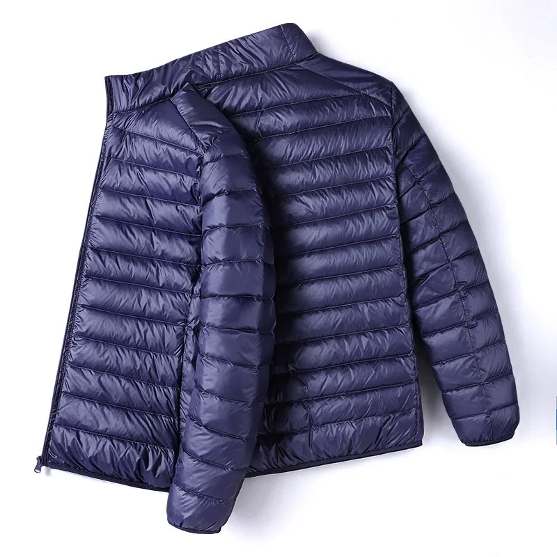 Autumn Winter Ultra Light Duck Down Jacket Men Waterproof Casual Outdoor Portable Lightweight Male Padded Coats Cotton Jacket