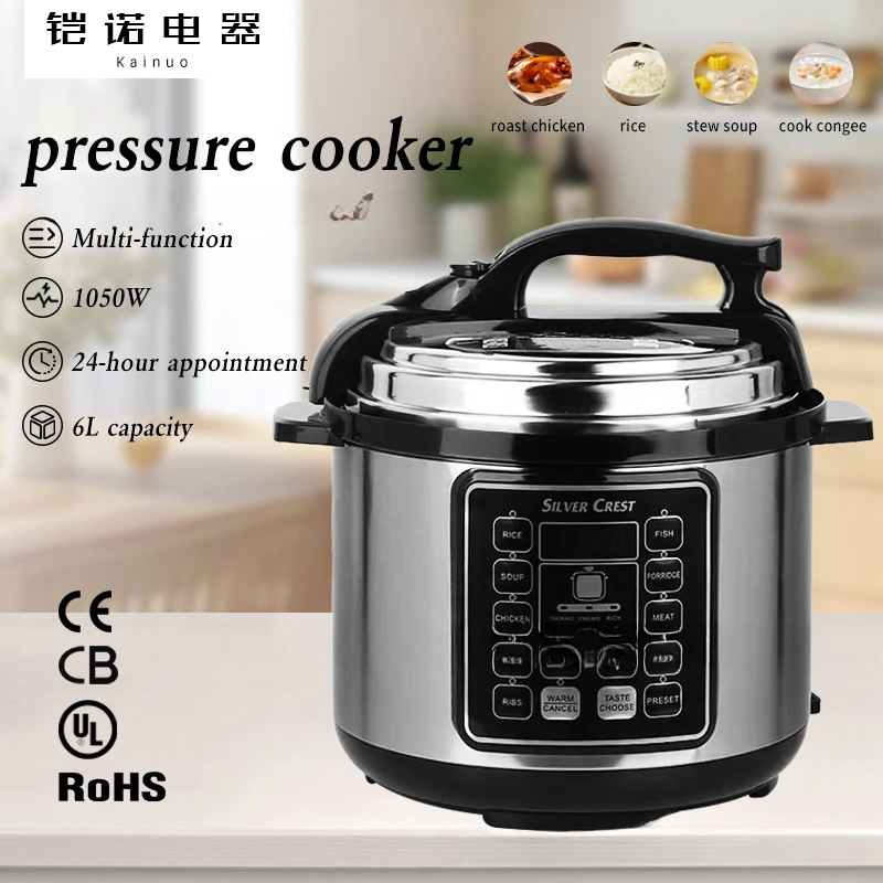 6LPressure cooker, domestic soup, rice, congee, electric rice cooker