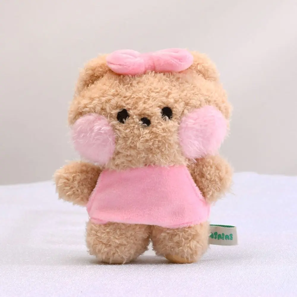 Gift Bread Series Cartoon Plush Doll Multicolor 10CM Plush Toy Keychain Bear Rabbit Hanging Fluffy Animal Pendant