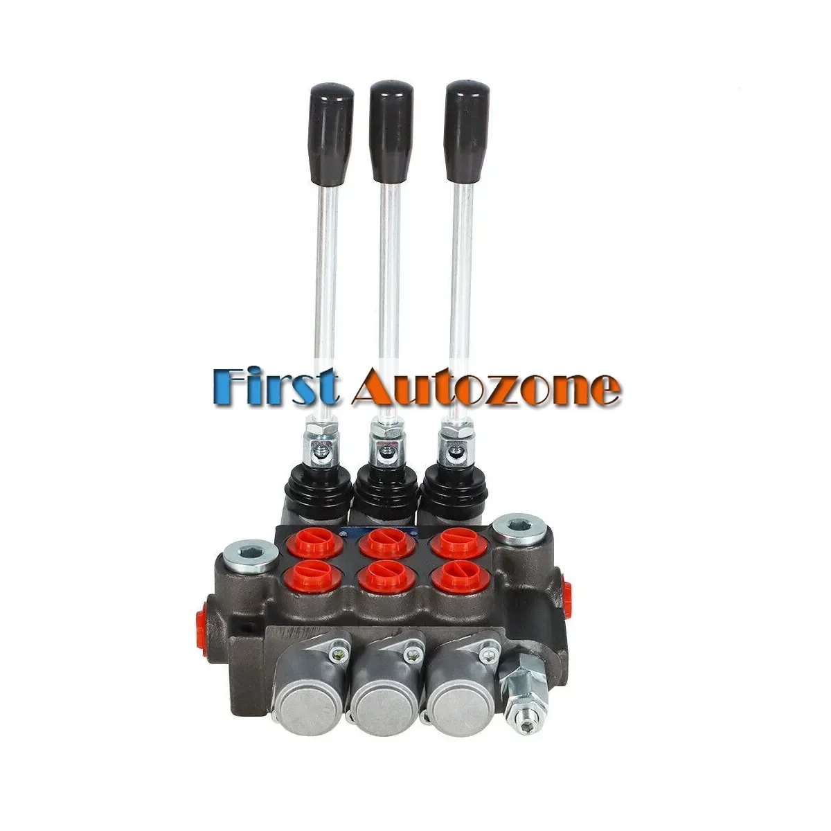 3 Spool P40 Hydraulic Directional Control Valve, Manual Operate 13GPM