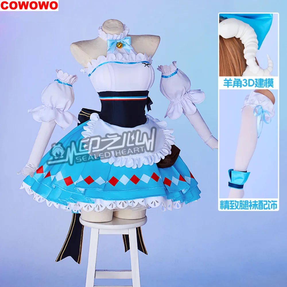 

COWOWO Arknights Eyjafjalla Cosplay Costume Cos Game Anime Party Uniform Hallowen Play Role Clothes Clothing Women