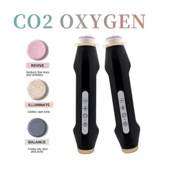 Facial CO2 Oxygen Bubble Pen Rechargeable Exfoliate Machine SPA Beauty Capsules Wrinkle Removal Facial Machine Oxygen Anti-Aging