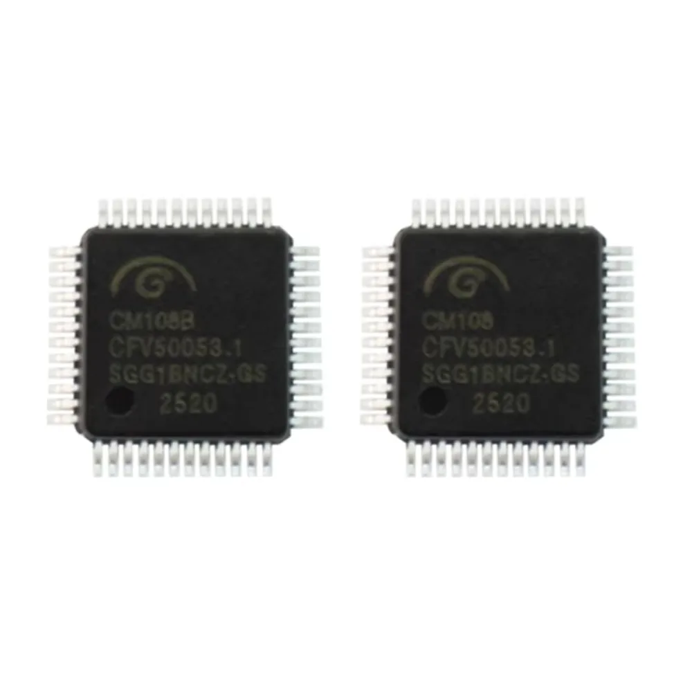 1PCS CM108  CM108B QFP48 USB coding chip USB sound card chip